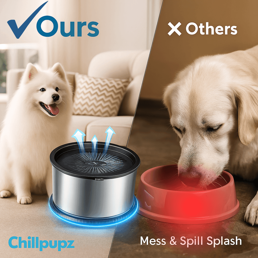 Splash-Free Doggy Bowl - ChillPupz