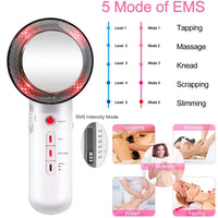 Ultrasonic Three in One Cavitation EMS Slimming Massager Fat Burner Skincare Infrared Removal Fat Treatment Beauty Device