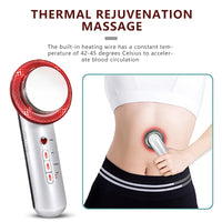 Ultrasonic Three in One Cavitation EMS Slimming Massager Fat Burner Skincare Infrared Removal Fat Treatment Beauty Device