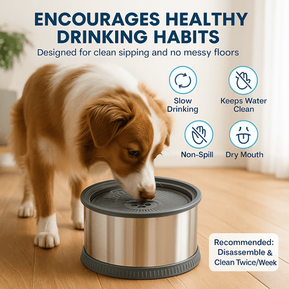 Splash-Free Doggy Bowl - ChillPupz